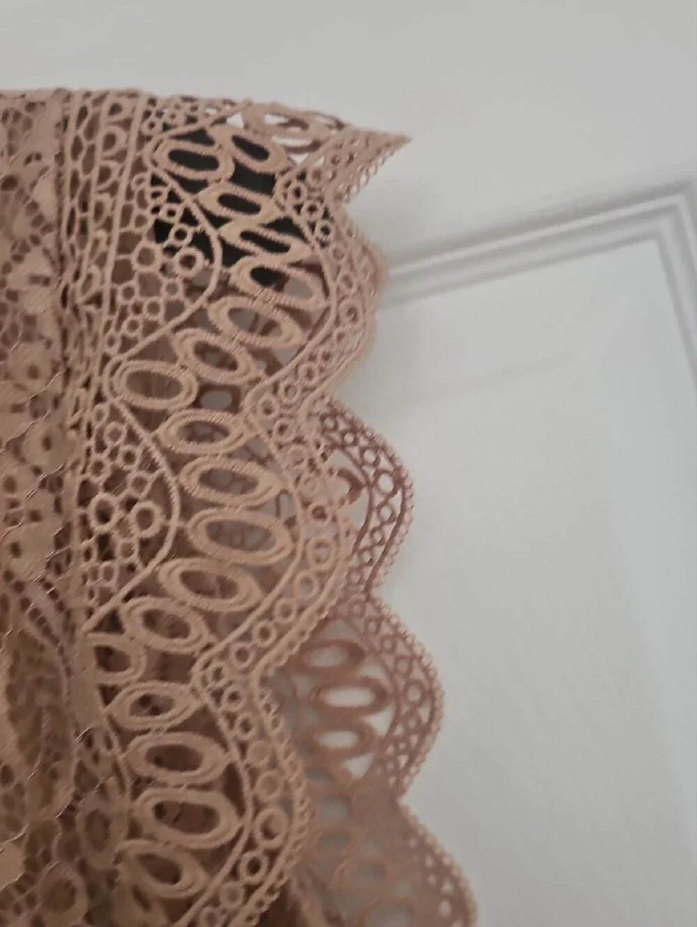 Cable & Gauge Beige Lace Sleeveless Camisole - Picture 4 of 6